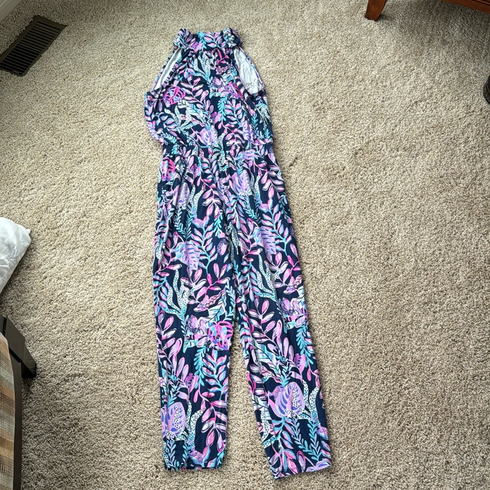 Lilly Pulitzer Tie Neck Romper